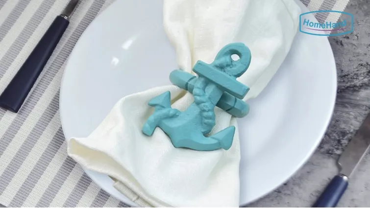 Nautical-Themed Napkin Rings for Beach & Boat Parties