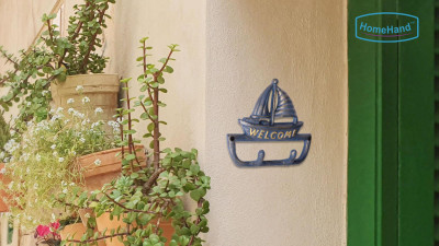 Coastal Charm to Entryway Decor | Welcome Sign Wall Hook