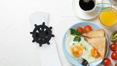 HomeHand Nautical Napkin Rings – Mediterranean Coastal Tableware