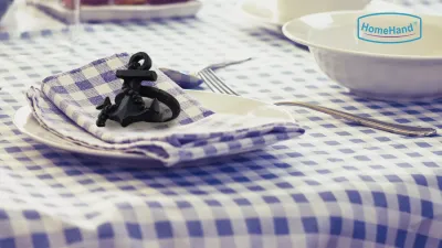 HomeHand Nautical Napkin Rings – Cast Iron Outdoor Tableware