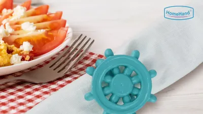 HomeHand Nautical Napkin Rings – Anchor & Rudder Design