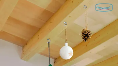Christmas Decorating Made Easy with HomeHand Cup Hooks