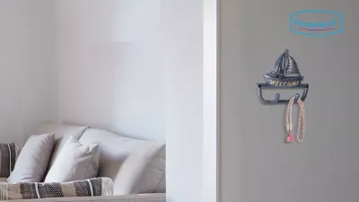 Welcome Sign Hook | Functional Coastal Decor for a Minimal Home