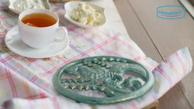 Cast Iron Trivet for Hot Pots | Table-Safe Design