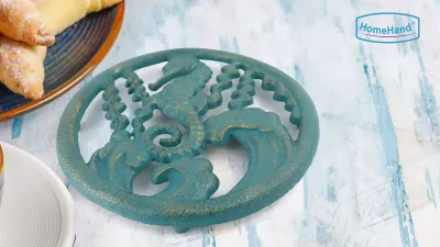 Essential Coastal Decor: A Must-Have Cast Iron Trivet