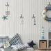 Nautical Anchor Cast Iron Hook (3 PCS)