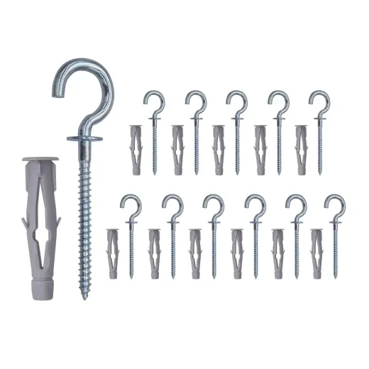 Cup Hook with Nylon Plug