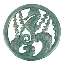 Seahorse & Seagrass Pot Holder