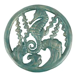 Seahorse & Seagrass Pot Holder