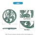 Seahorse & Seagrass Pot Holder