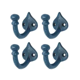 Antique Blue Cast Iron Hook