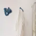 Antique Blue Cast Iron Hook