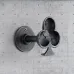 Heavy Duty Wall Hook - Deck of Clubs (Black)