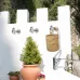 Heavy Duty Wall Hook - Deck of Clubs (Silver)