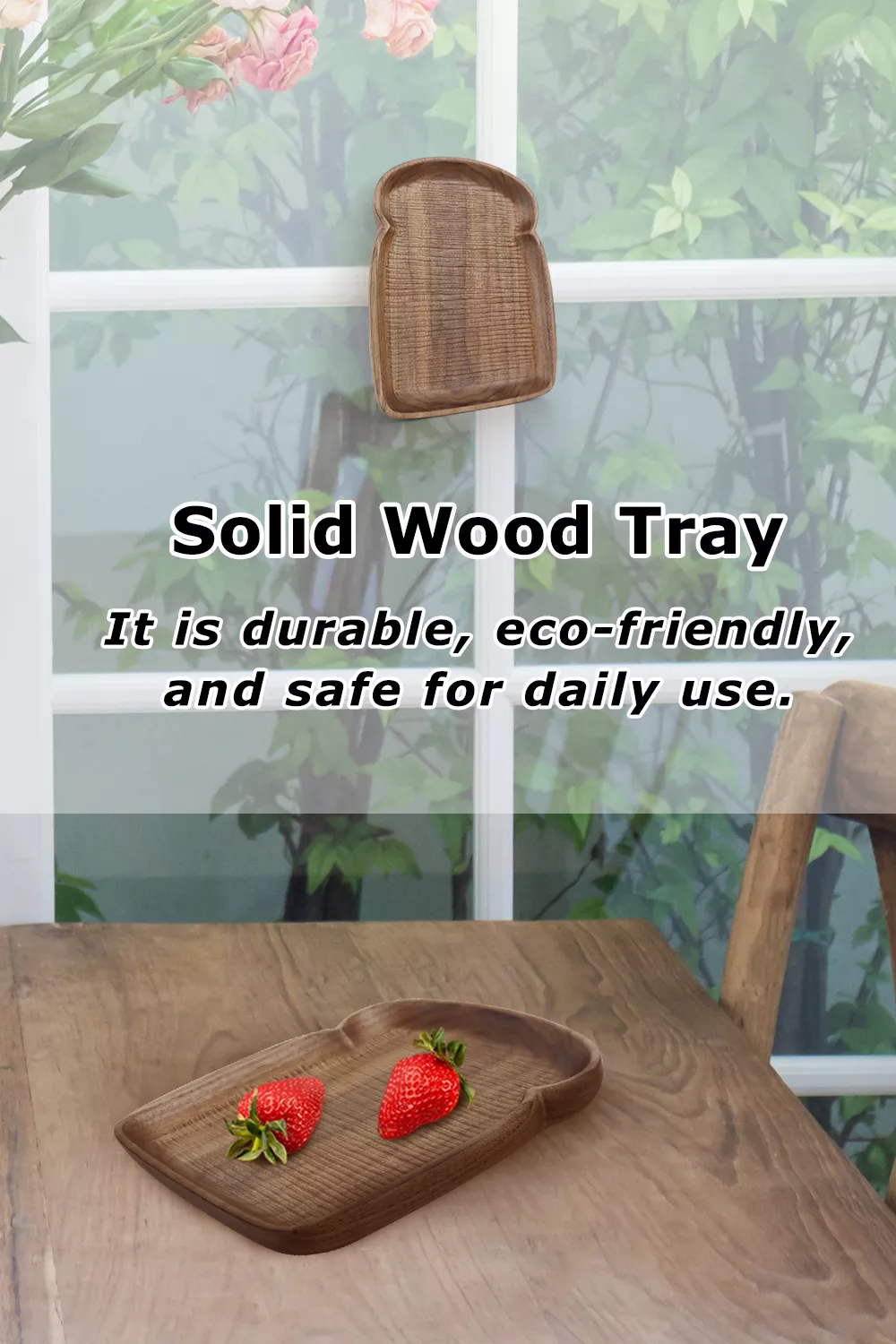 HomeHand wooden plate 