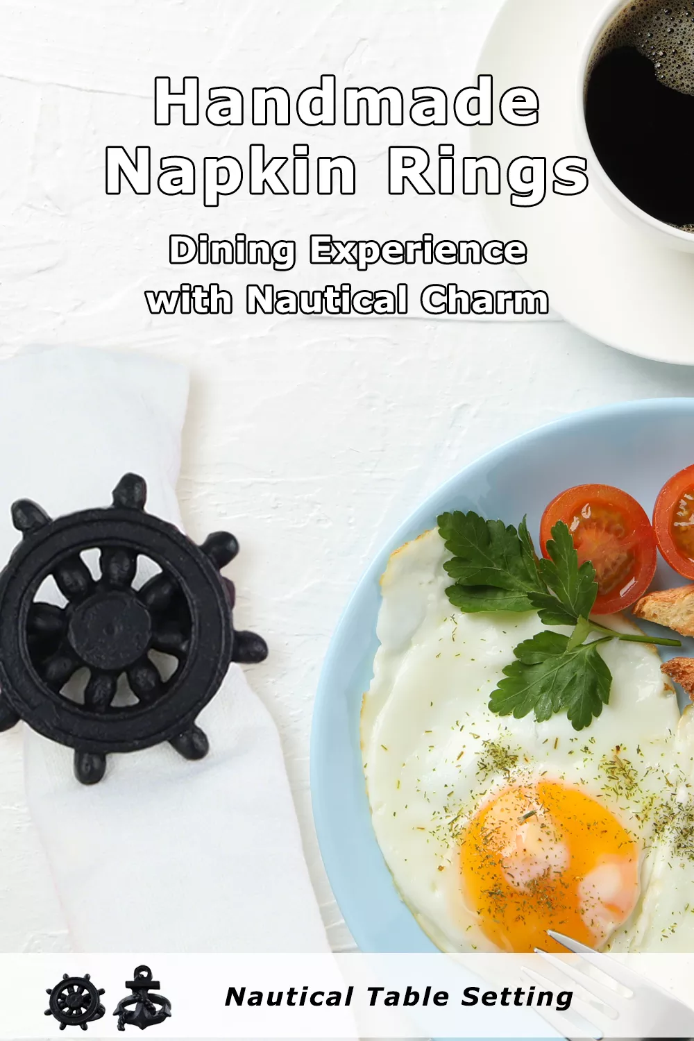 HomeHand Nautical Napkin Rings