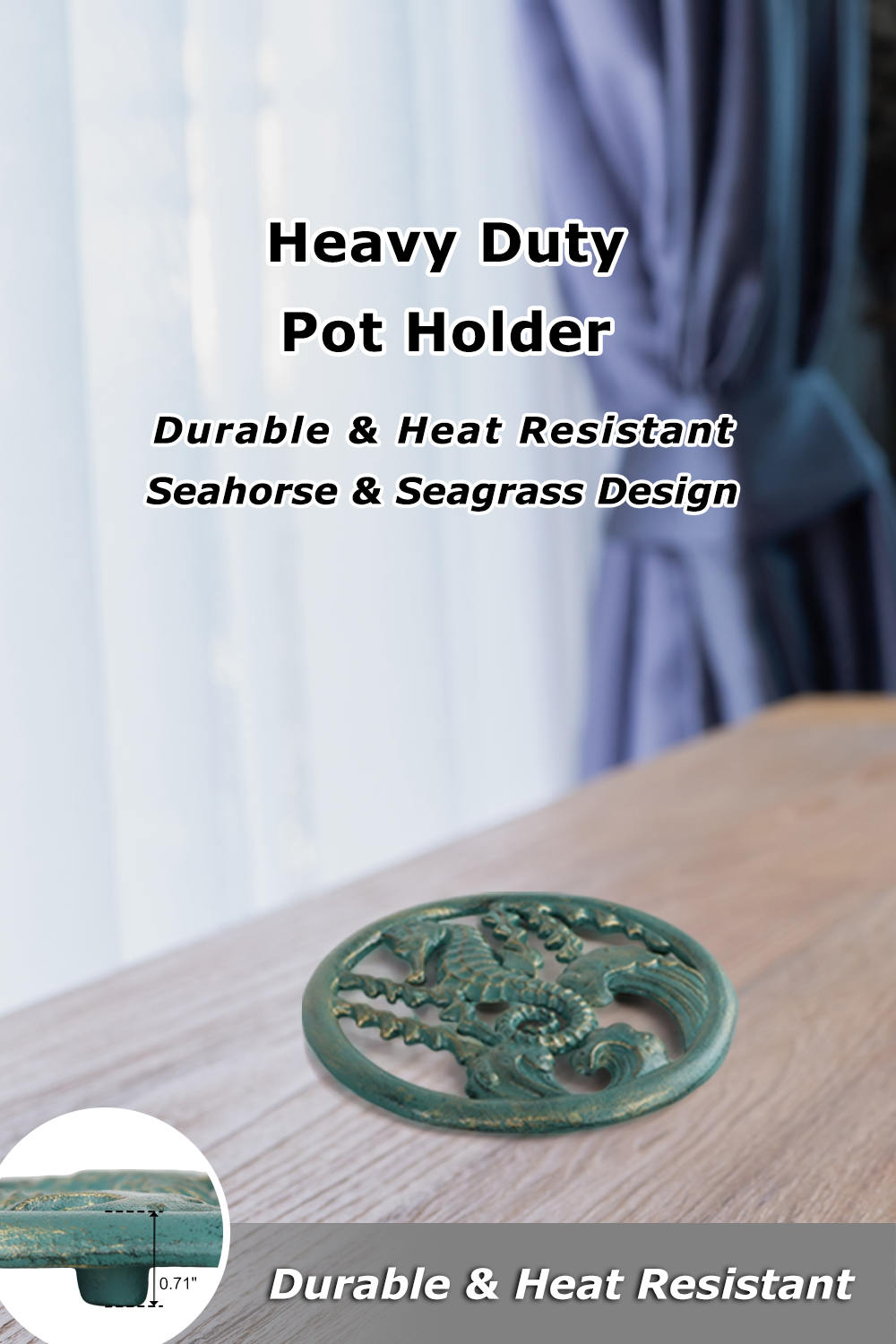 HomeHand Cast Iron Pot Holder