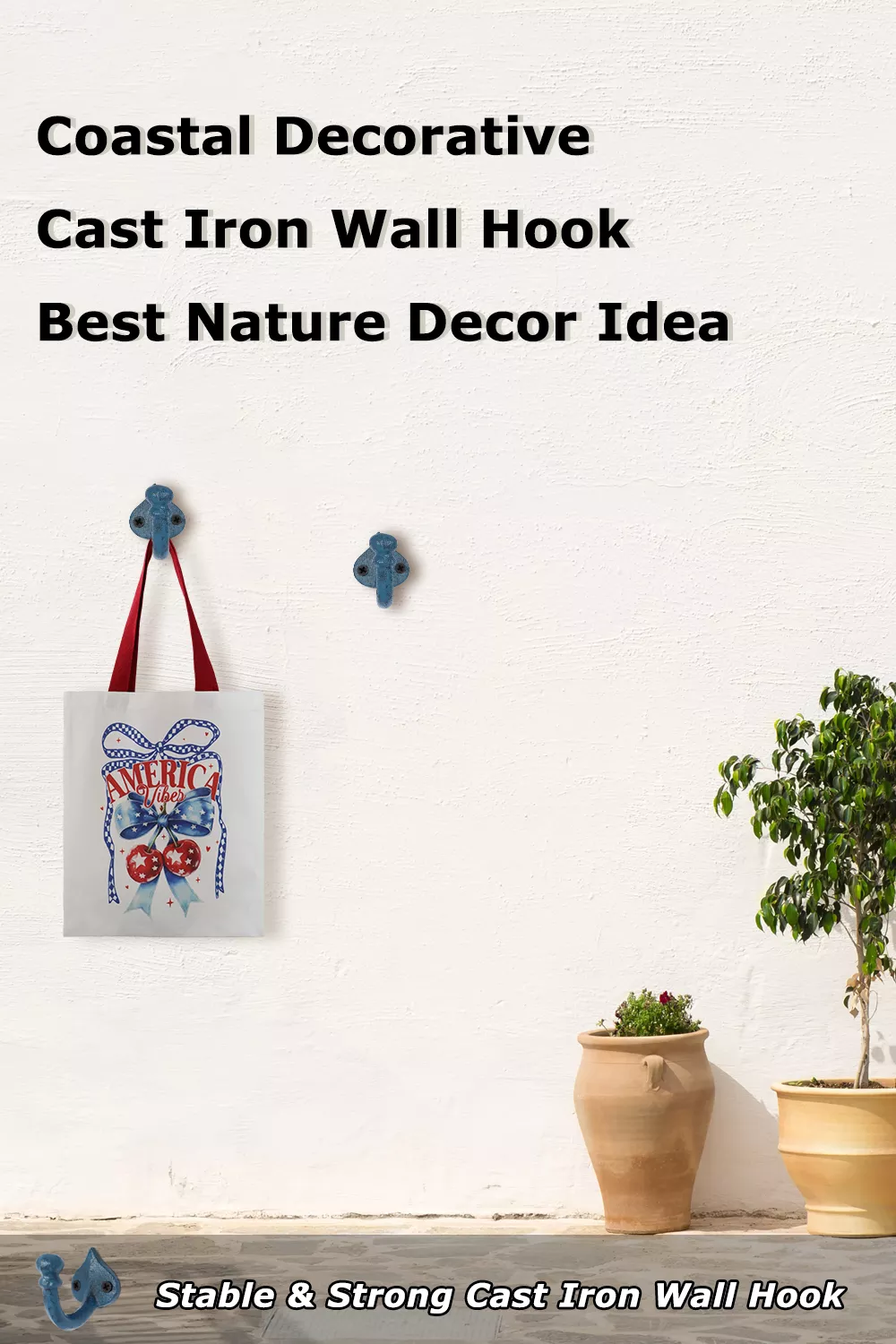 HomeHand Coastal Decorative Wall Hooks