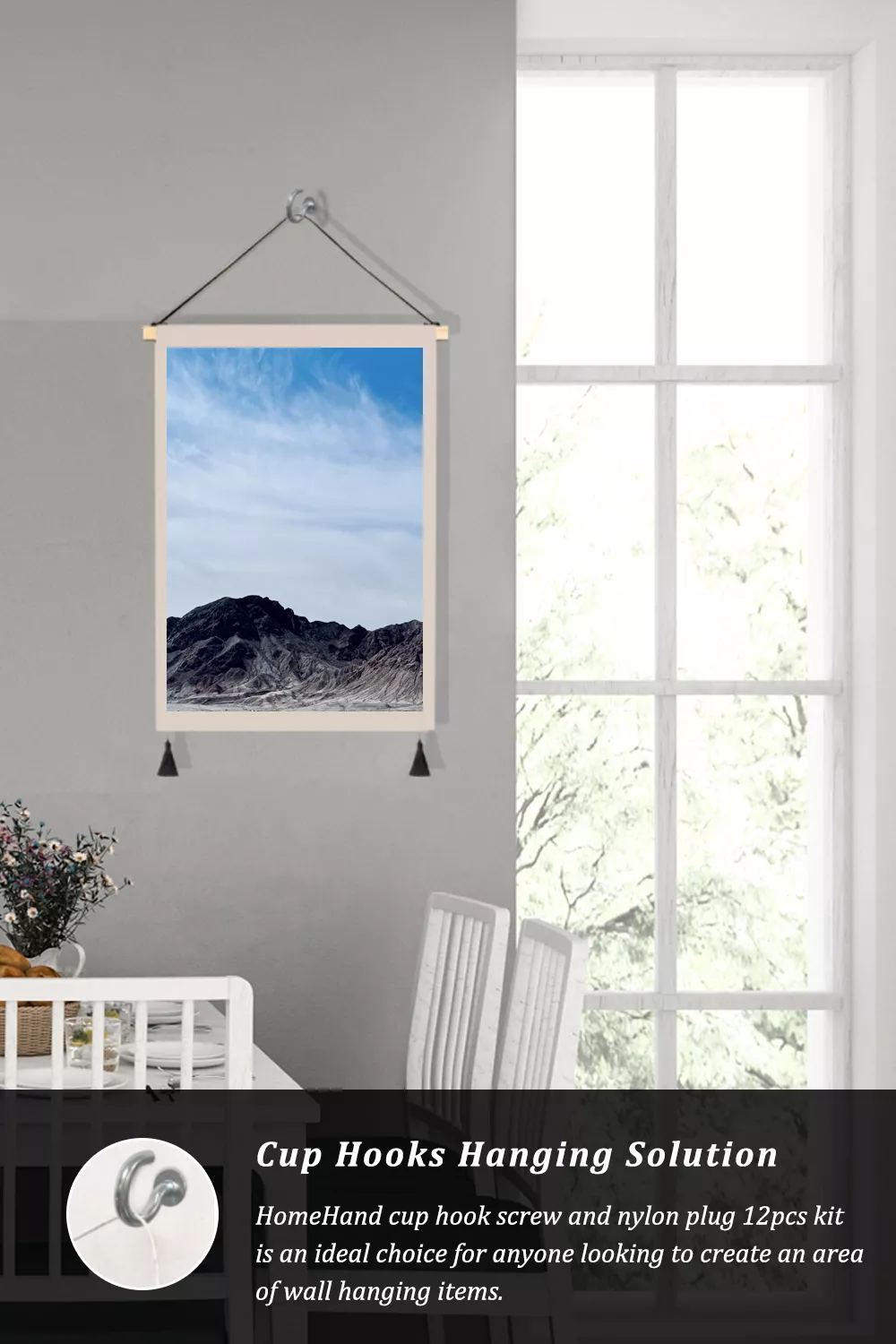 HomeHand Cup Hooks Hanging Solution