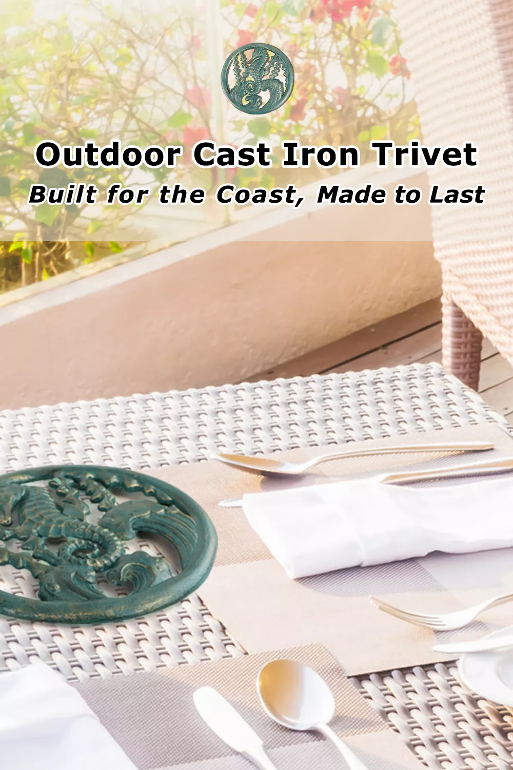 Seahorse Seagrass Trivet