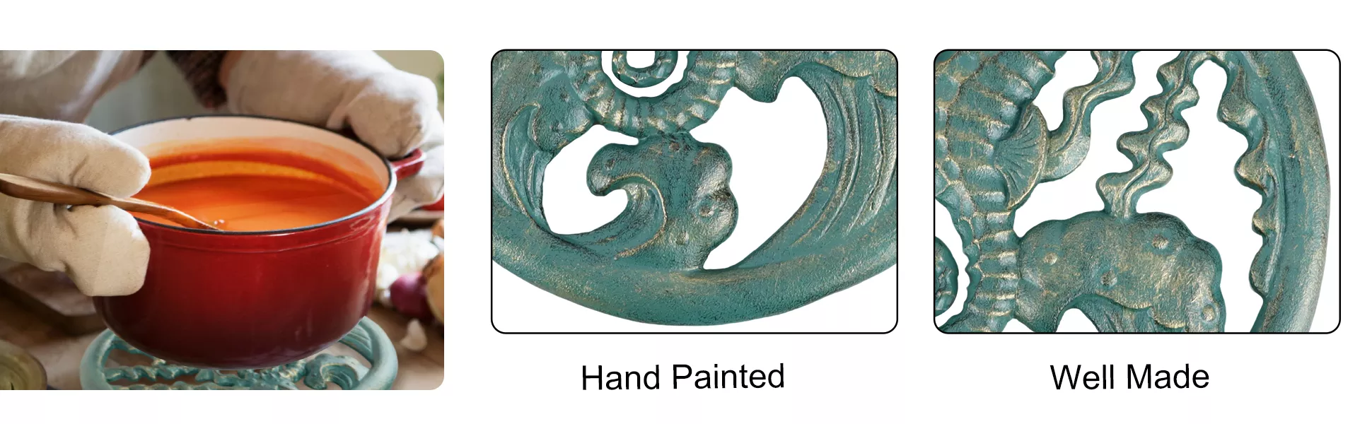 Seahorse Seagrass Trivet