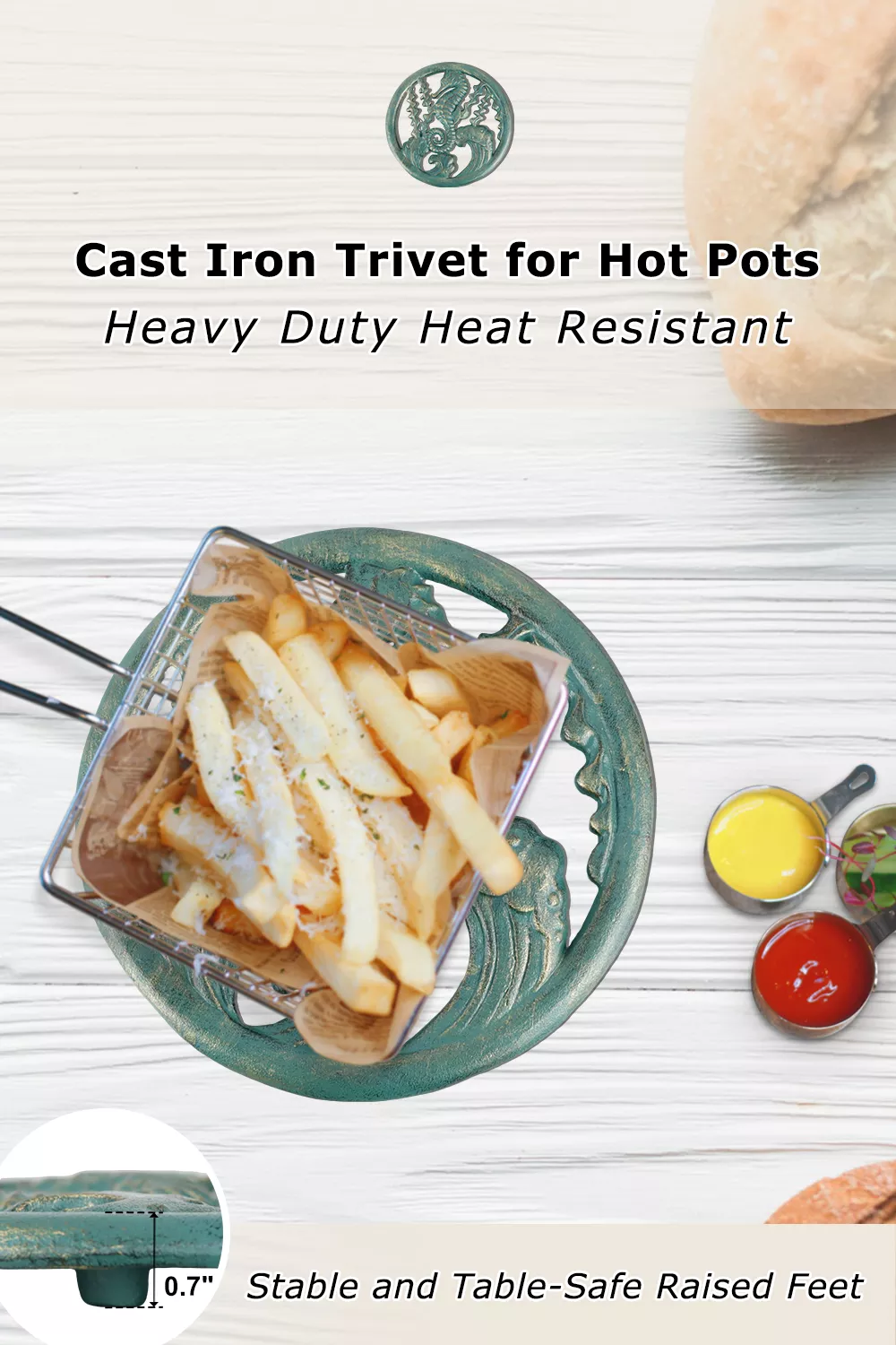 Seahorse Seagrass Trivet