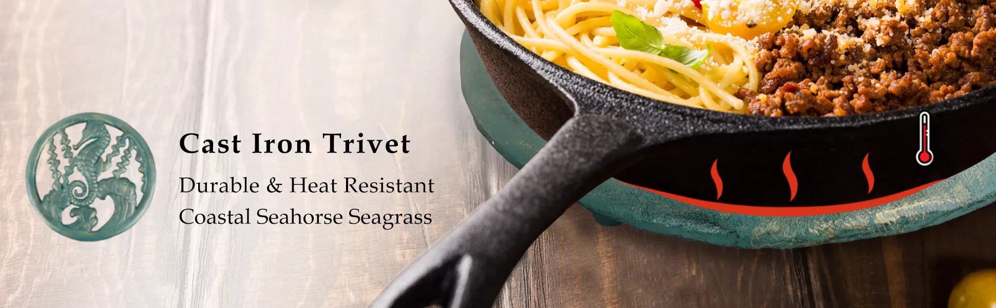 Seahorse Seagrass Trivet