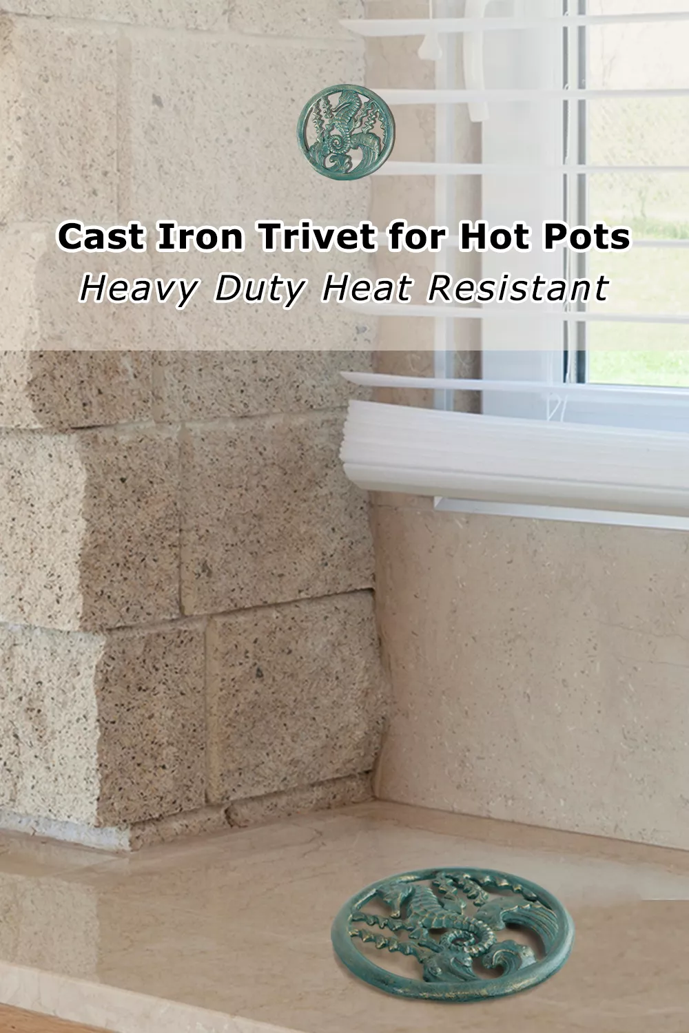 Seahorse Seagrass Trivet