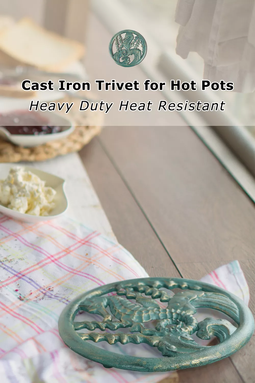 Seahorse Seagrass Trivet