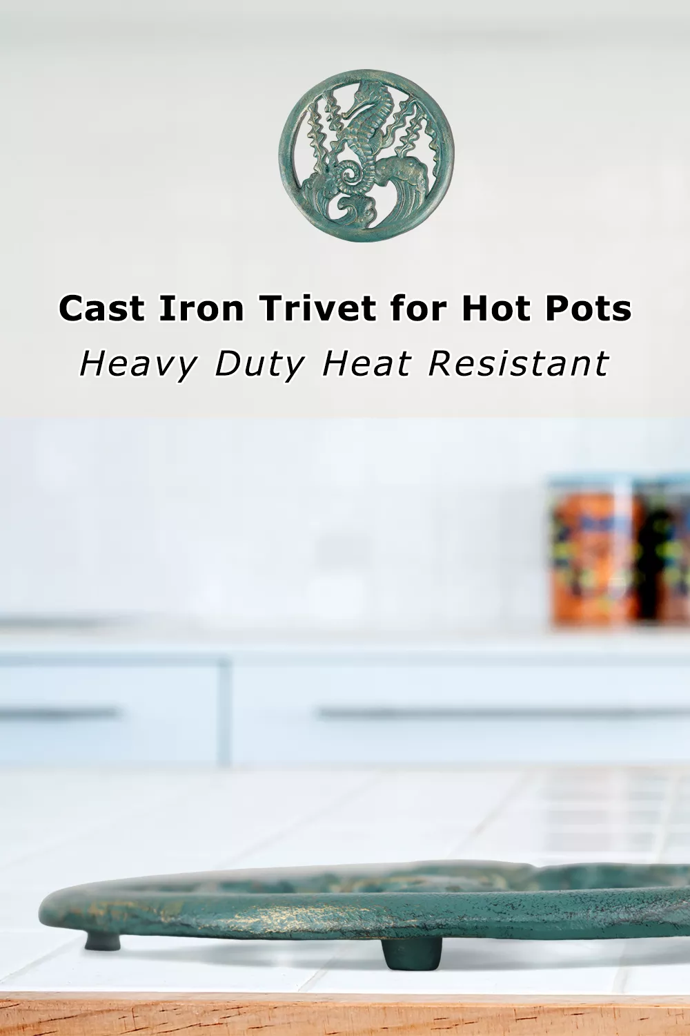 Seahorse Seagrass Trivet