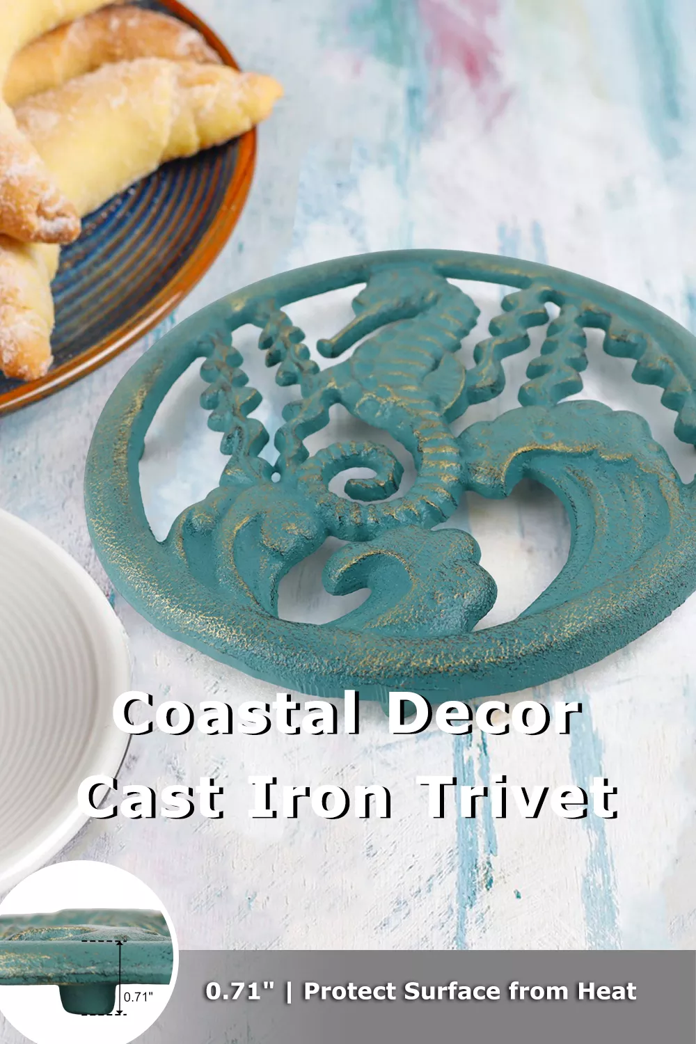 Seahorse Seagrass Trivet