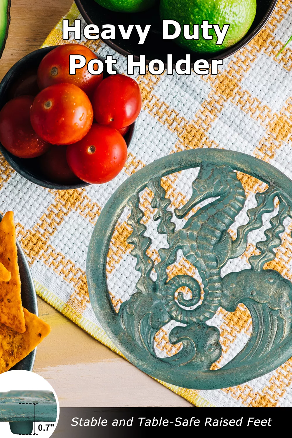 Seahorse Seagrass Trivet